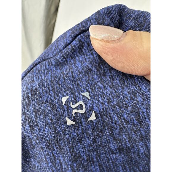 Lululemon Medium Men Surge Warm Long Sleeve Pullover Midlayer T-shirt Blue N19v - Picture 4 of 10